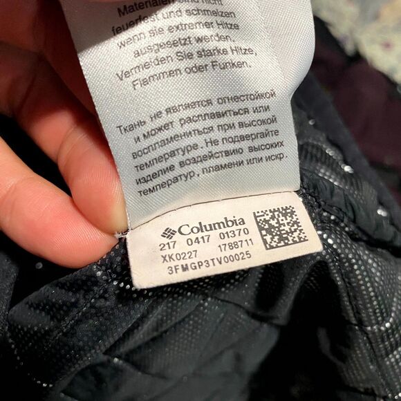 Columbia Puffer Jacket Women's S Black Quilted Full-Zip Insulated Hooded Winter - Picture 9 of 9